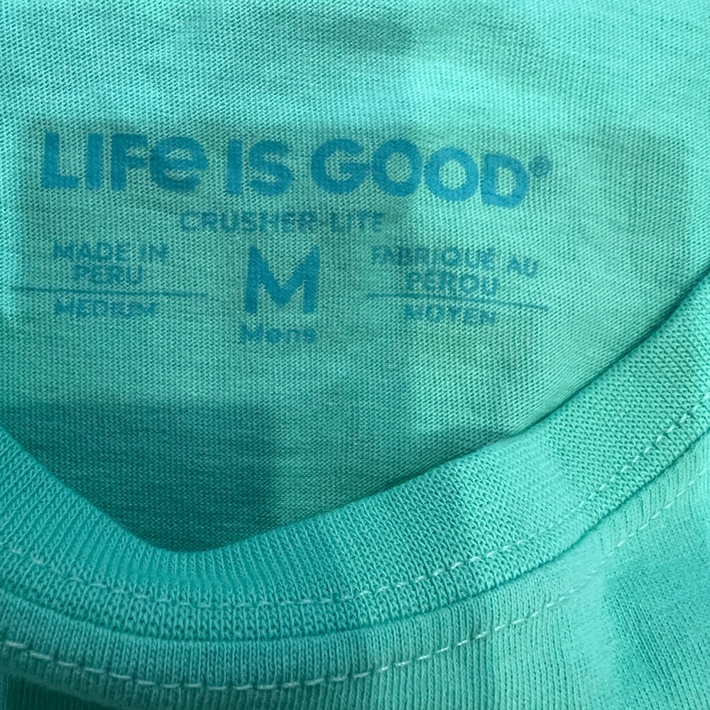 Life is Good Mint Green 'Just Add Water' Kayak Graphic Tee - Picture 3 of 6